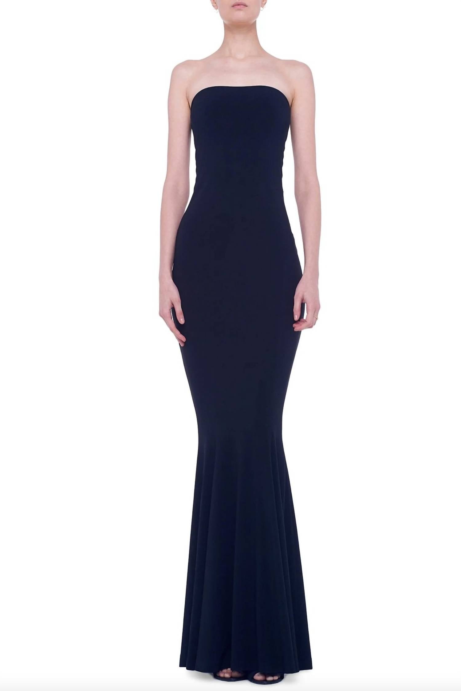 Norma Kamali - Strapless Fishtail Gown