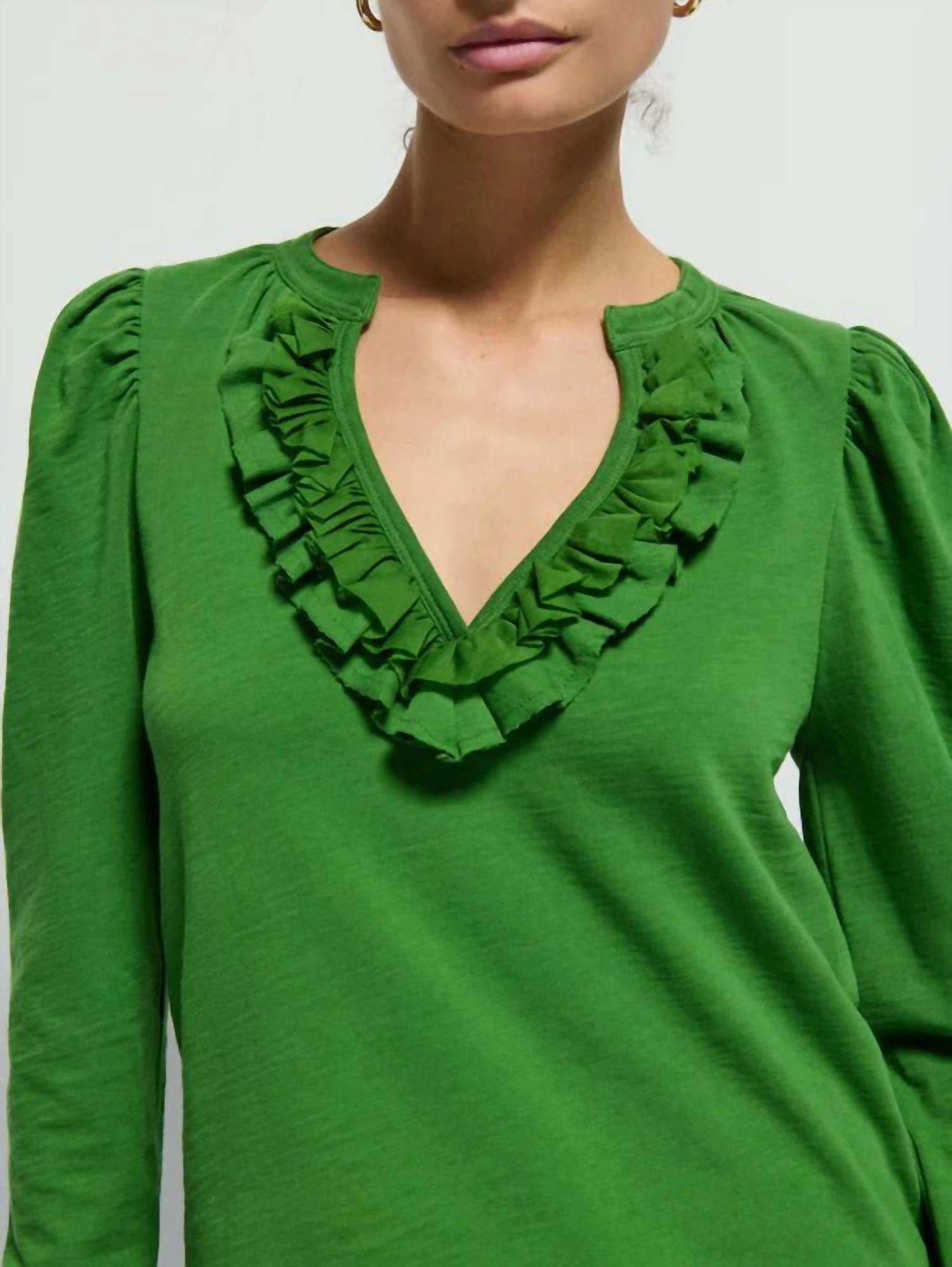 Nation Ltd - Valita Split Neck Top