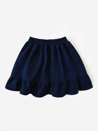 Z Supply Girl's Orion Skirt in midnight blue - kids' skirt