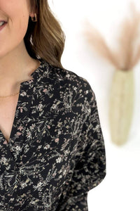 Staccato - Floral V-neck Blouse