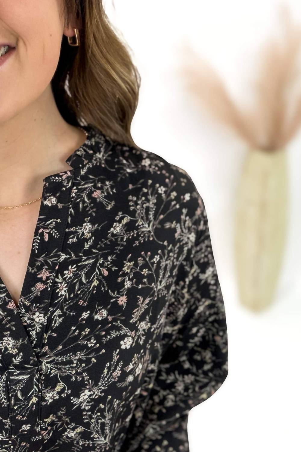 Staccato - Floral V-neck Blouse