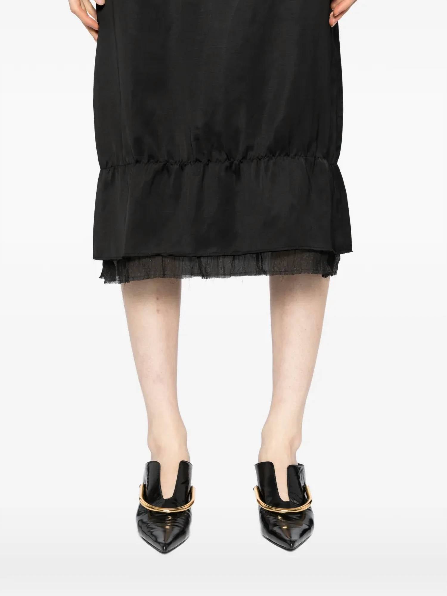 Toteme - Layered Satin Skirt