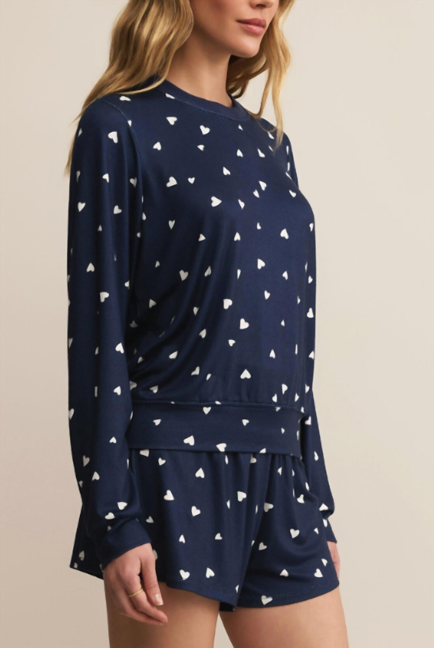 Z Supply - Classic Heart Long Sleeve Top