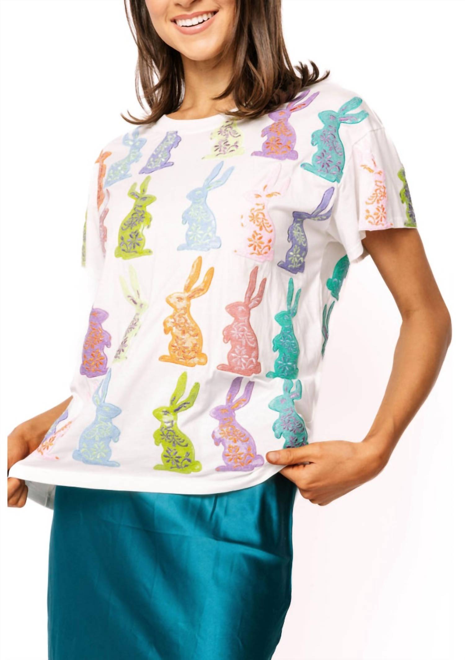 Queen Of Sparkles - Easter Bunny Tee
