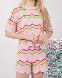 Very J - Wave Knit Top
