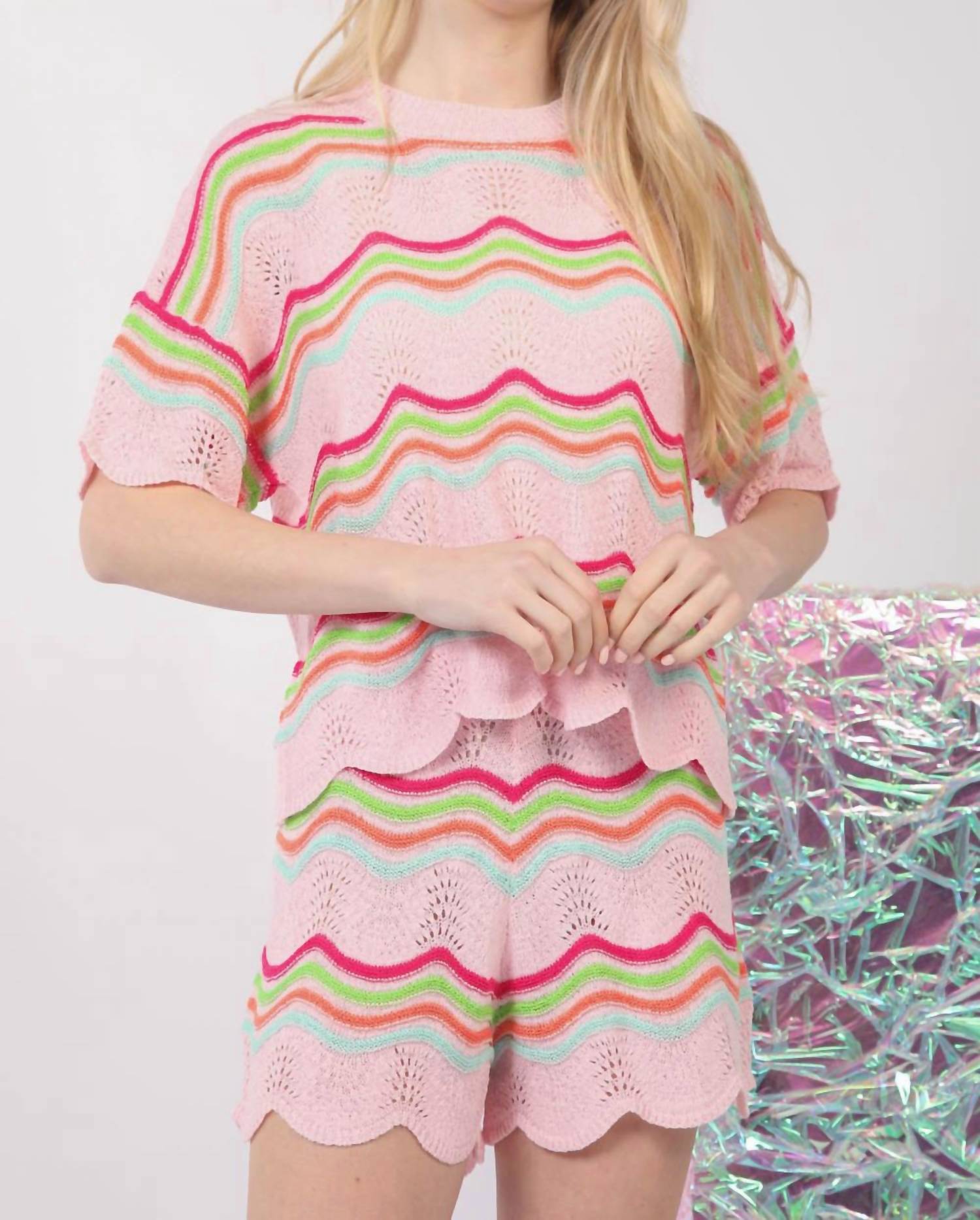 Very J - Wave Knit Top