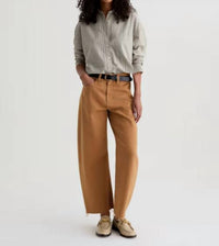 Ag Jeans - Hattie Raw Hem High Waist Crop Barrel Jeans