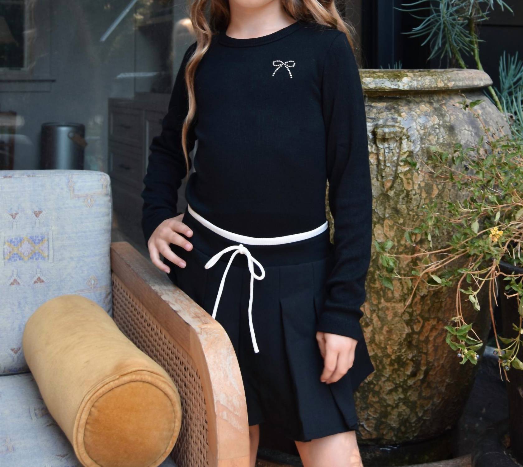 Flowers By Zoe - Girls Frieda Skirt With Bow