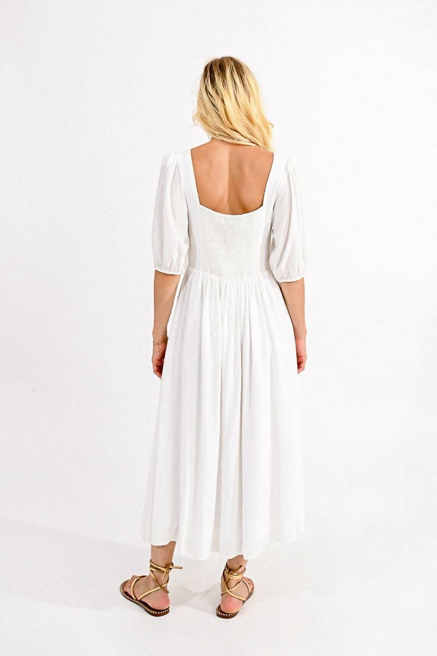 Molly Bracken - Swoon Me Long V-neck Dress
