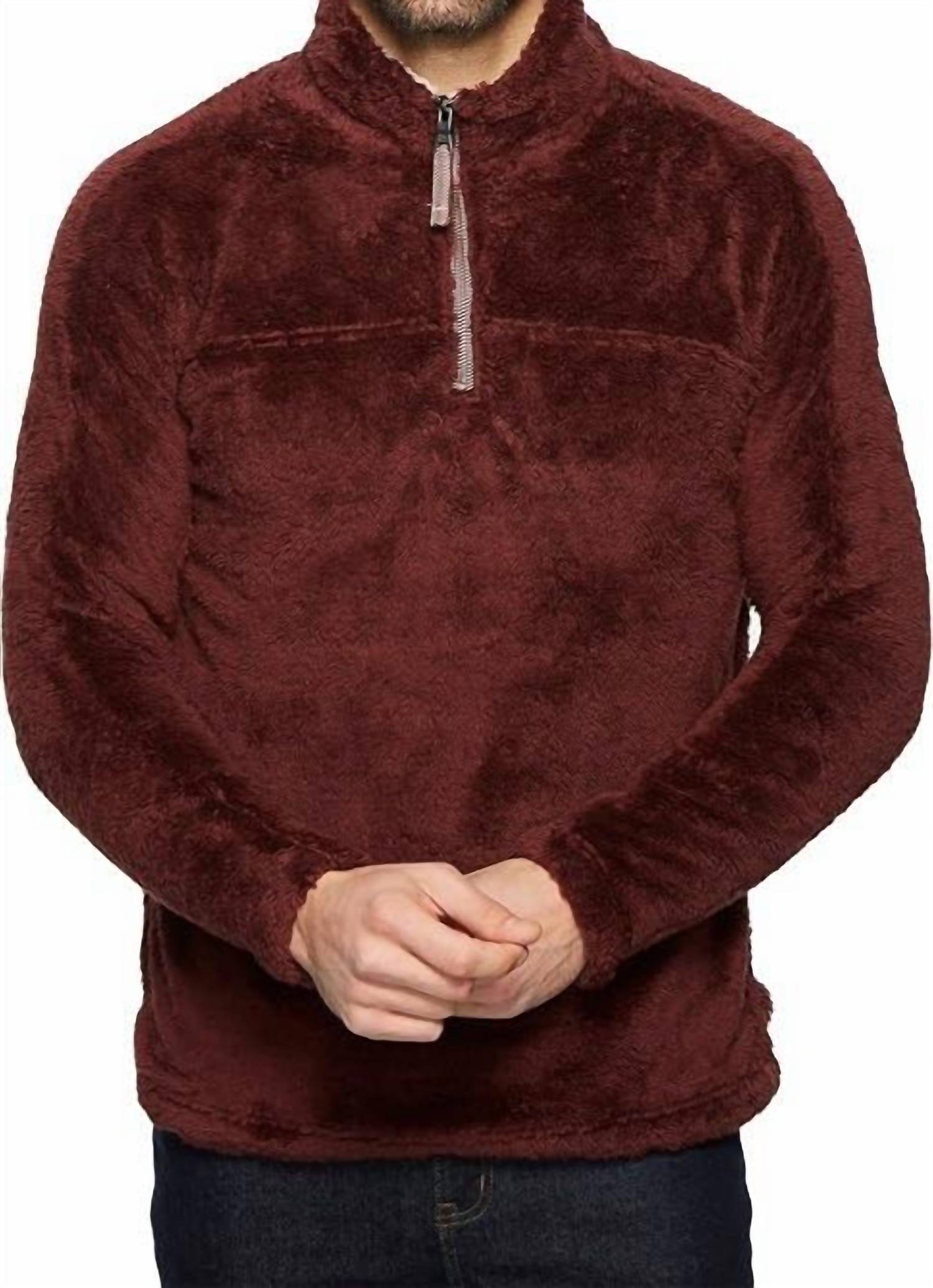 True Grit - Plush Half Zip Pullover