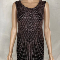 Betsy & Adam - Women’s Sequined & Glitter Mermaid Gown