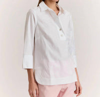 Hinson Wu - Charlotte Quarter Sleeve Top