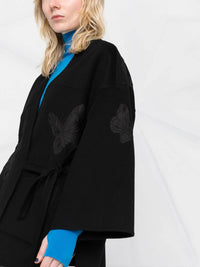 Valentino - Embroidered Butterfly Wrap Jacket