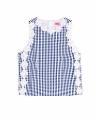 Vilagallo - Women's Vichy Gingham Top