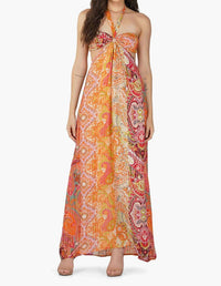 America & Beyond - Palm Paisley Maxi Dress