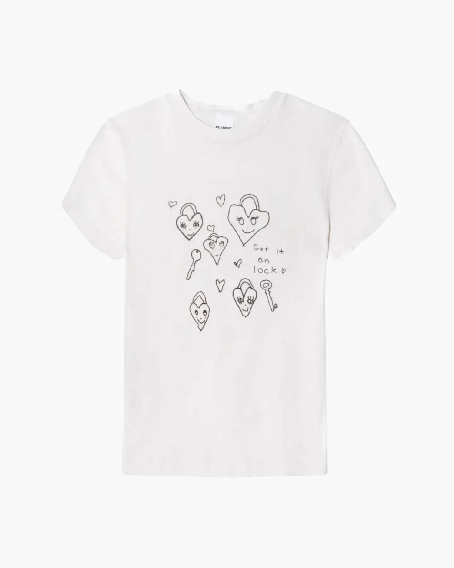 Re/Done - 90s "baby Hearts" Tee