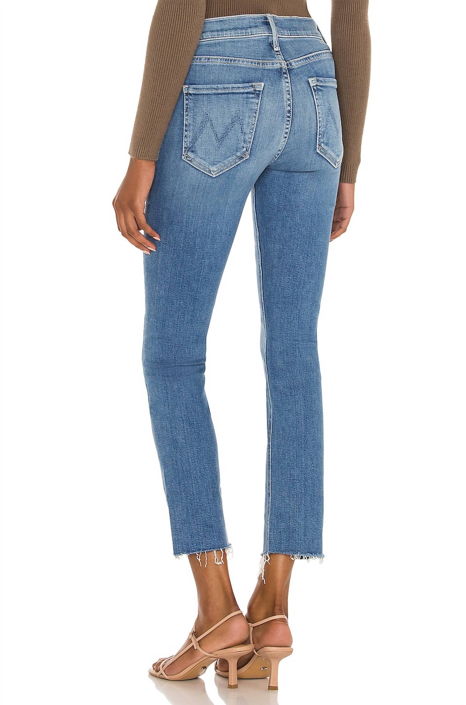Mother - Mid Rise Dazzler Ankle Fray Jeans