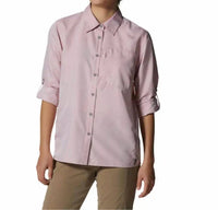 Mountain Hardwear Canyon Long Sleeve Shirt in rosehip - women's shirt