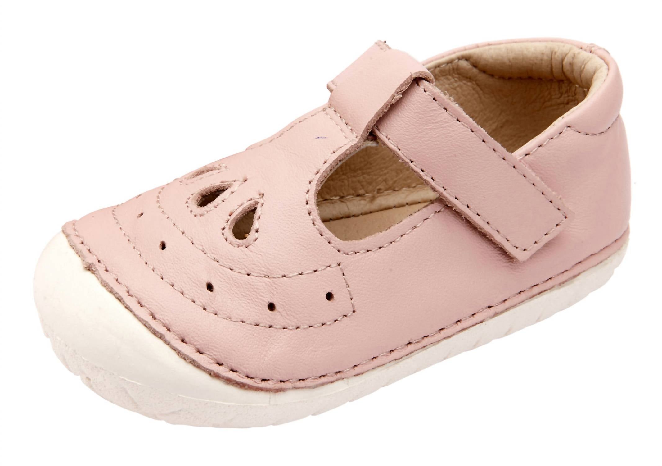 Oldsoles - Girl's Royal Pave T-strap Sneakers