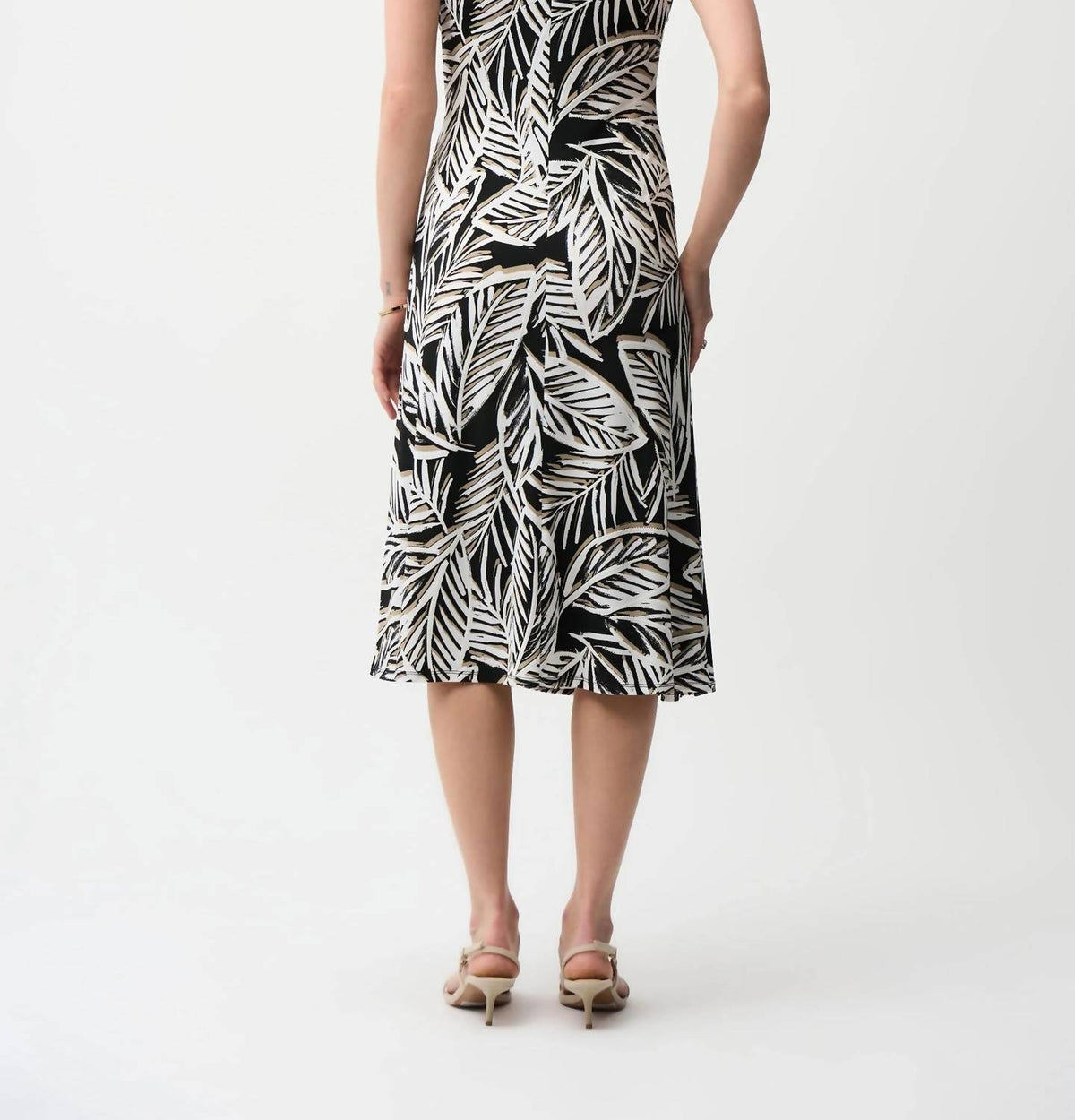 Joseph Ribkoff - Tropical Print Midi Flare Dress