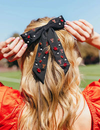 Brianna Cannon - Texas Tech Bow Barrette