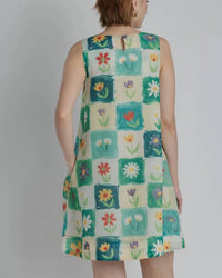 Aureum - Flower Print Mini Dress