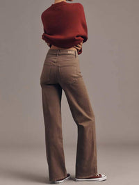 Le Jean - Column High-rise Wide-leg Jeans