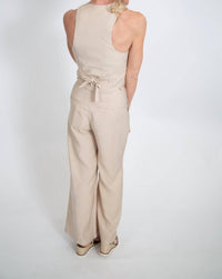 Miou Muse - Tuxedo Button Front Vest