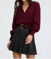 Allison New York - Leather Maddix Skirt