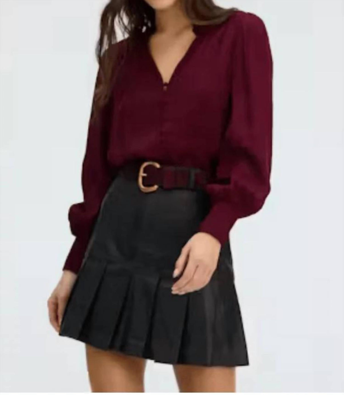 Allison New York - Leather Maddix Skirt