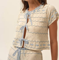 For Love & Lemons - Dora Pointelle Top