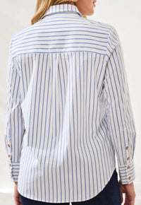 Tribal - Long Sleeved Button Front Top