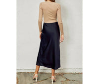 Dress Forum - Satin Pull Up Maxi Skirt