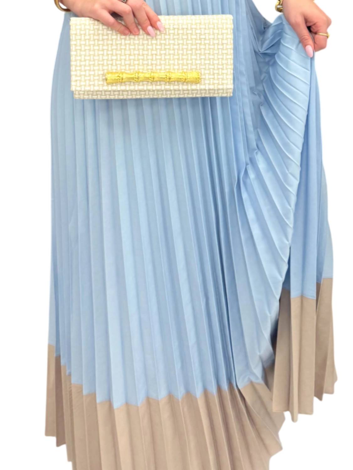 B-Yu - Celeste Pleated Maxi Dress