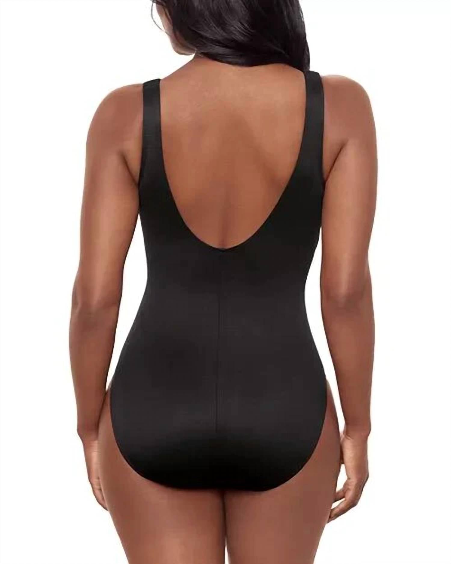 Miraclesuit - Razzle Dazzle Zip One Piece Swimsuit