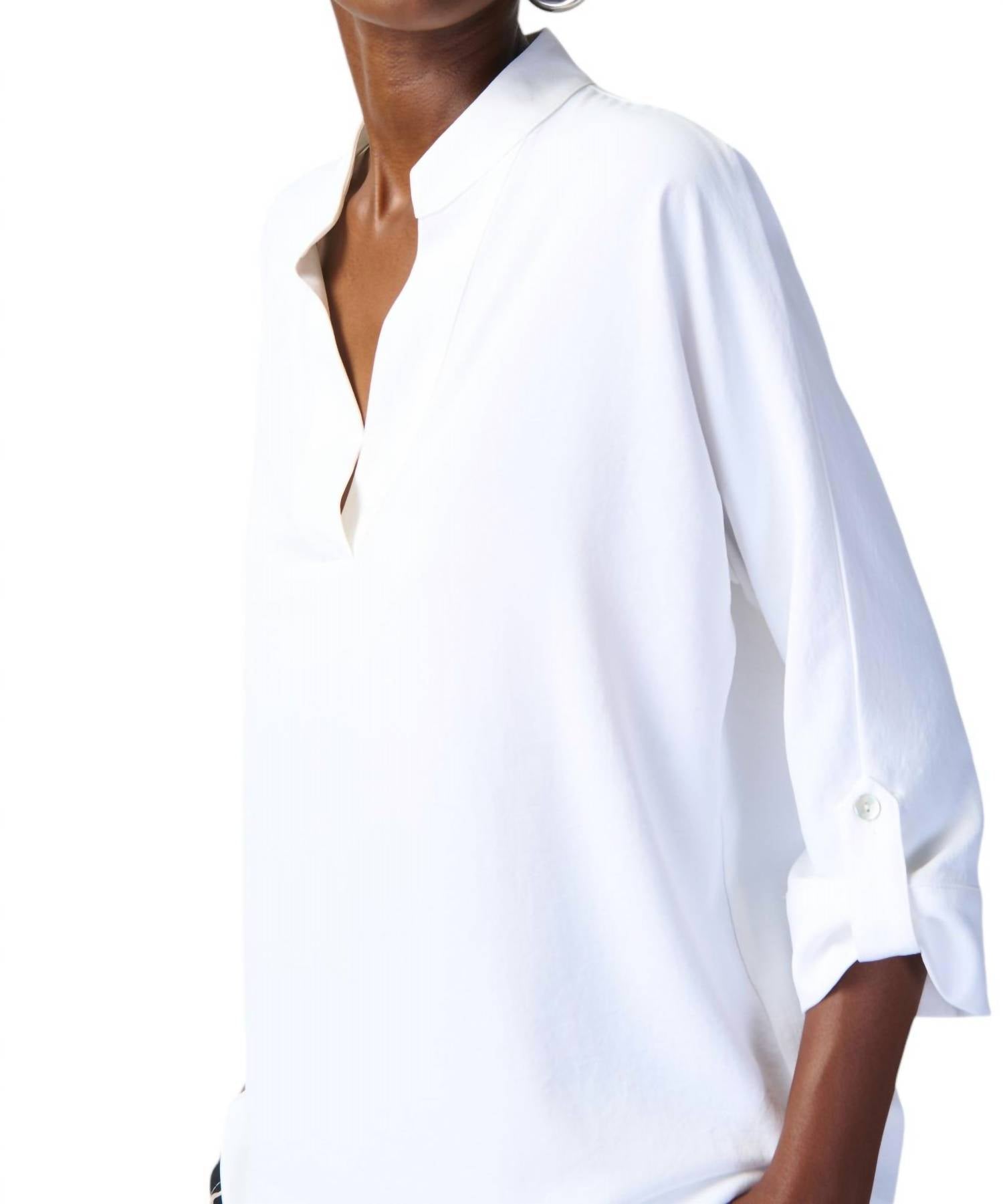 Joseph Ribkoff - V-NECK PULLOVER TOP