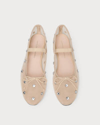 Loeffler Randall - Women's Leonie Ballet Flat With Crystals