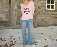 Wooden Ships - Dog Mom Scoopneck Chunky Sweater