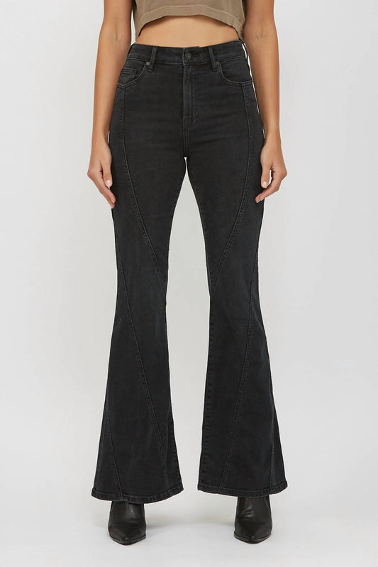 Hidden - Happi High Rise Fashion Seamed Flare Jeans