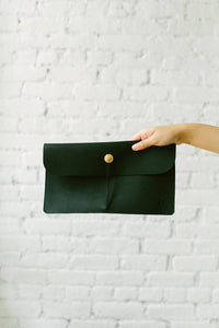 Dreamers Supply Co. Women's Envelope Clutch in noir - women's bag