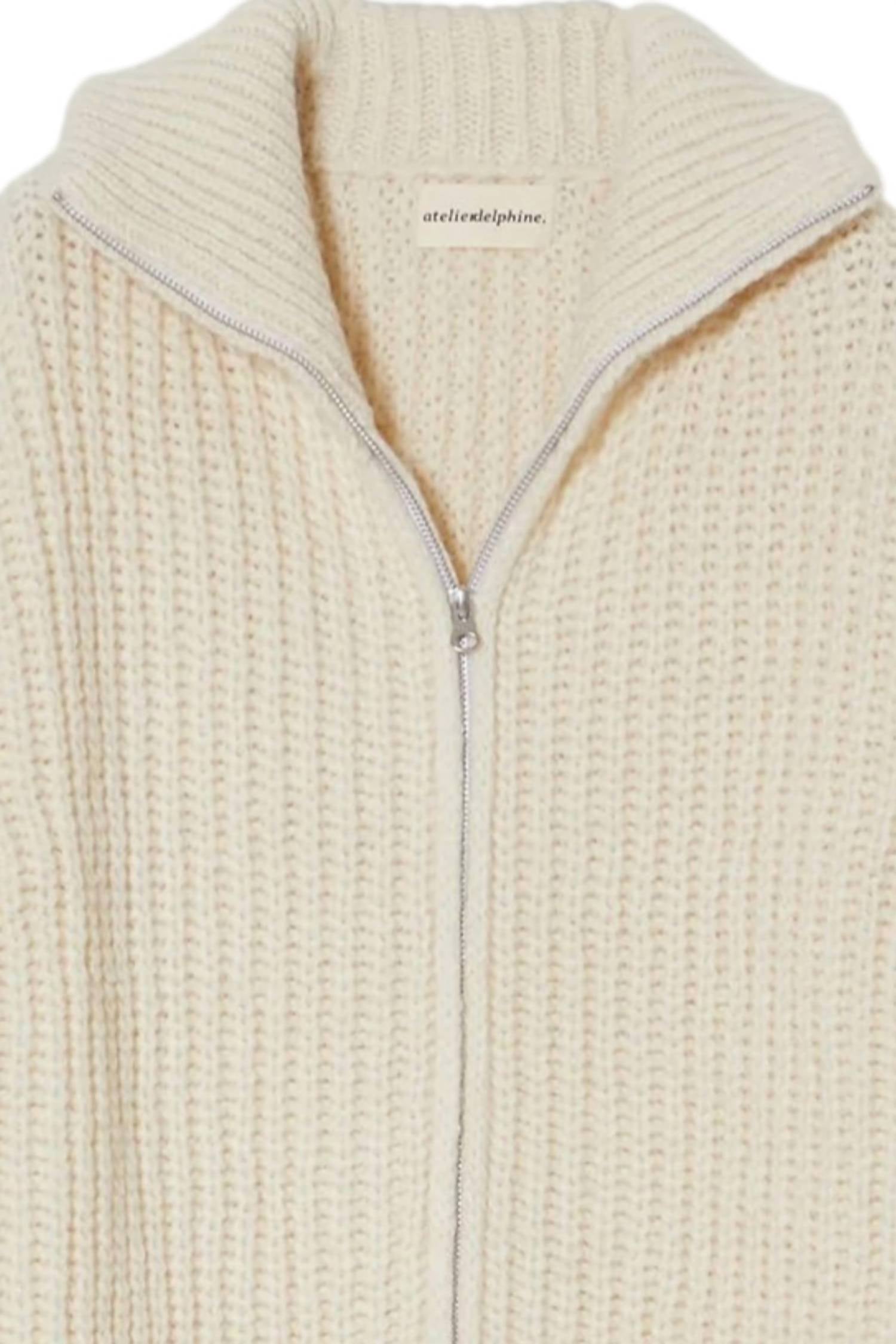 Atelier Delphine - Women's Alpaca Rib Cardigan