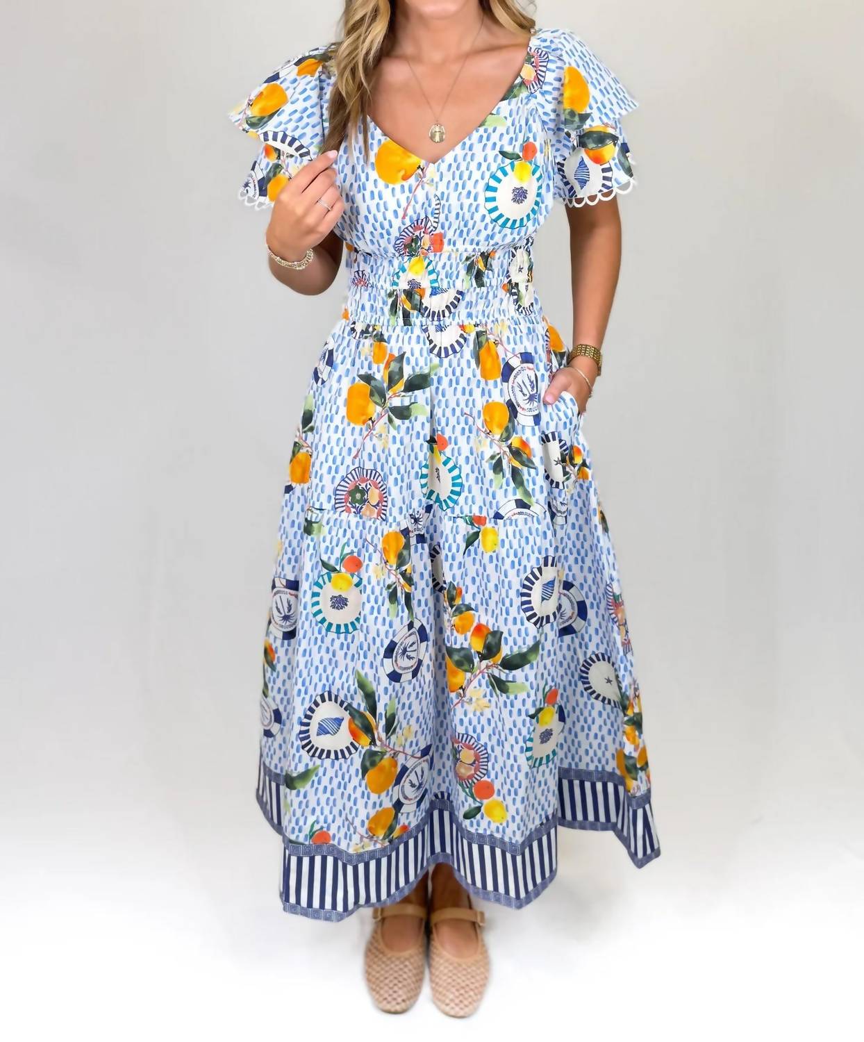 Emily Lovelock - Valentina Print Dress