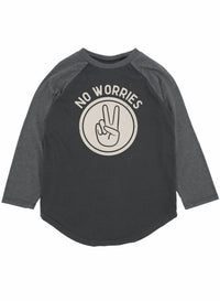 Feather 4 Arrow - Kid's No Worries Raglan Tee