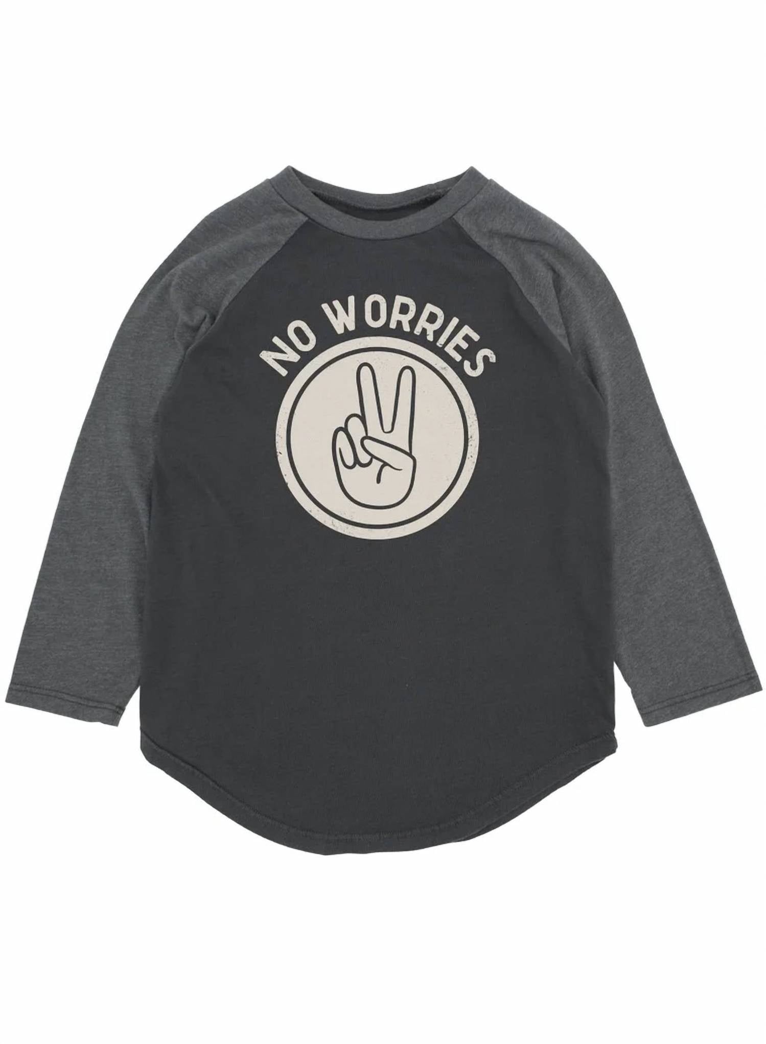 Feather 4 Arrow - Kid's No Worries Raglan Tee