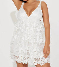 Klesis - 3d Butterfly Applique Dress