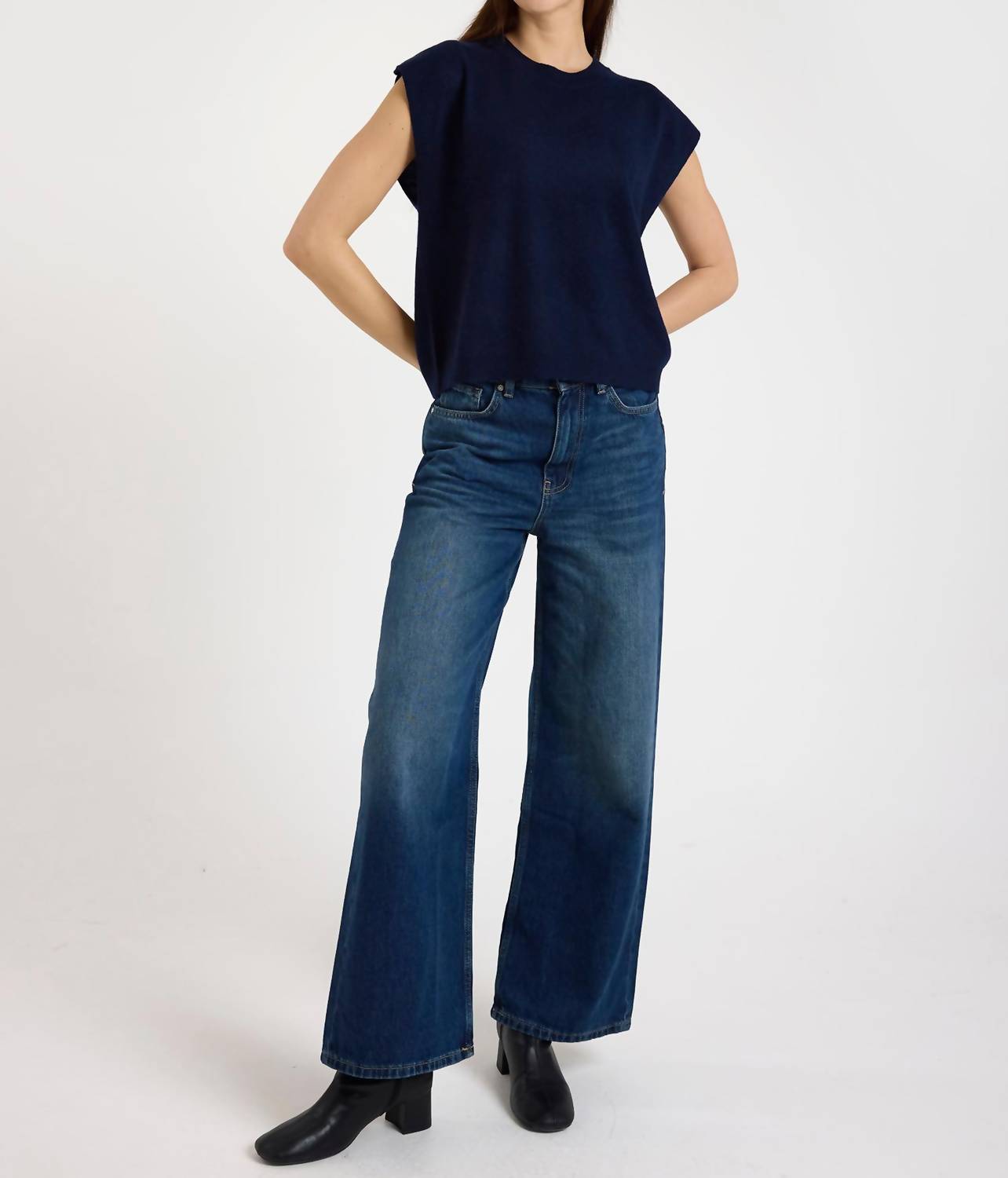 Brodie Cashmere - Tabby Cashmere Tank Top
