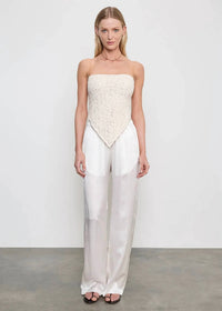 Enza Costa - Puckered Lace Scarf Top