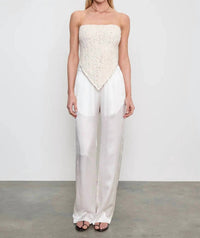 Enza Costa - Puckered Lace Scarf Top