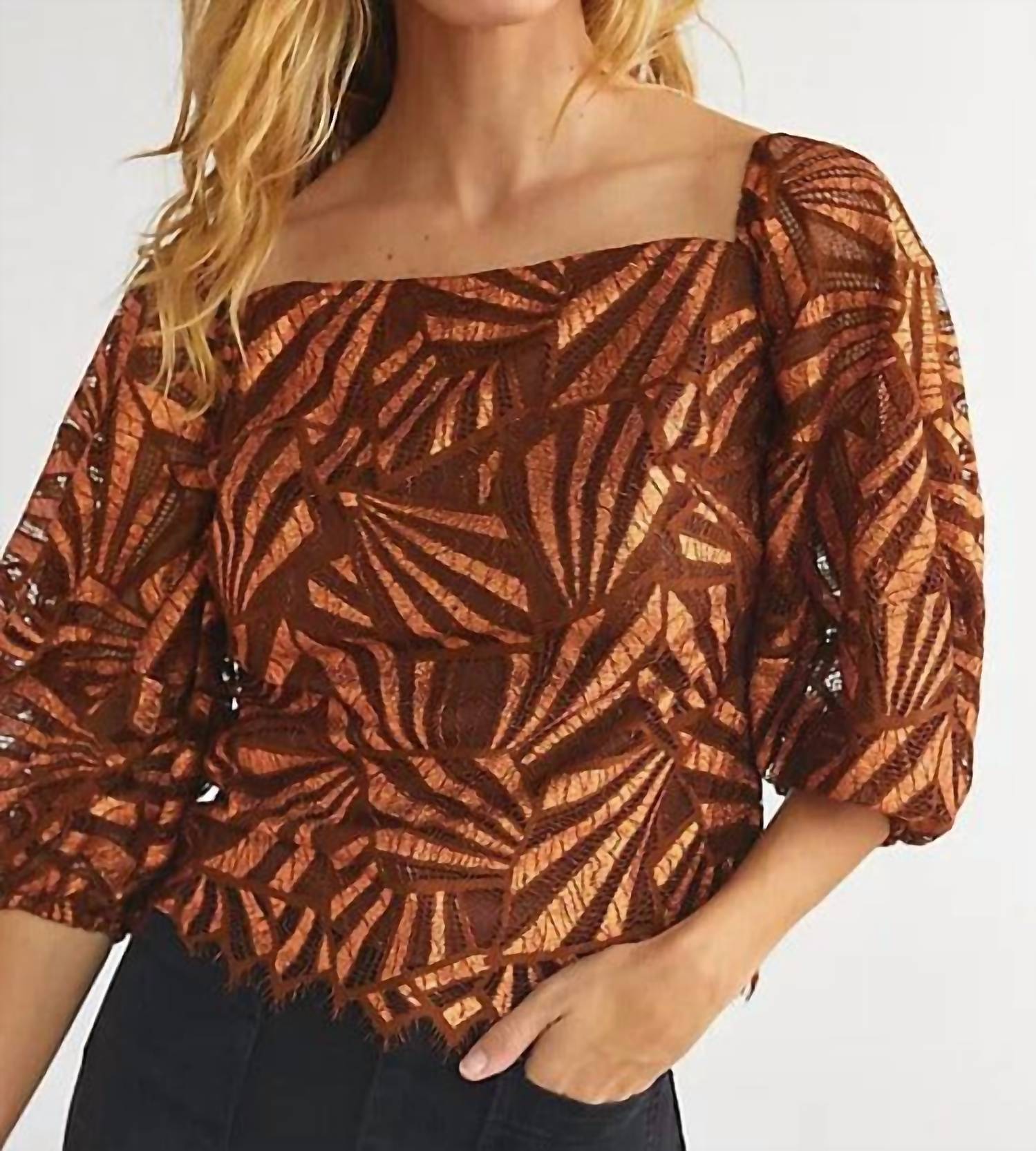 Eva Franco - Shine Lace Blouse
