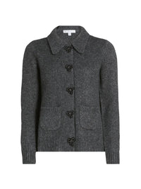 Design History - Beaded Bow Button Cardigan